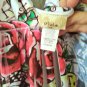 O'lala White Rose and Butterfly Backless Women's T-Shirt Tank Top (Size L) Large