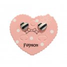 Black White Striped Heart Stud Earrings Silver Plated Women Men Fashion Jewelry Black White Striped Heart Stud Earrings Silver Plated Women Men Fashion Jewelry