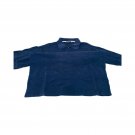 Slazenger Men`s Polo Golf T-shirt XL Dark Blue Short Sleeve Cotton Blend