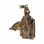 Antique Masonic Knight 32nd Degree Diamonds Onyx 14K Gold Pendant Medallion