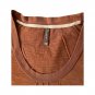 Timeout Women`s Blouse Long Sleeve Brown Round Neck S