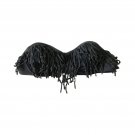 Xhilaration Women`s Bikini Top Bra Black Swimwear Size S