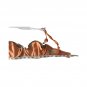 Vintage Billet Women`s Bra Orange With Embroidery No size