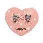 Yes No Heart Stud Earrings Sterling Silver Plated Dainty Fashion Jewelry Gift