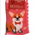 Crew Women/Girls Socks Pink Red Fox, Size 5-9 Crew Women/Girls Socks Pink Red Fox, Size 5-9