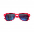 Women`s Red Frame Sunglasses Dark Lenses