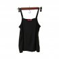 Saix Women`s Tank Top T-shirt Top Black Sleeveless Size M