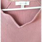 Madison Grey light mauve pink thermal style 3/4 sleeves women's blouse top M