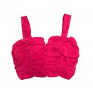 Rabbit Rose sleeveless women's red top M