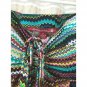 Silvergate maxi top strapless dress zig-zag lines M