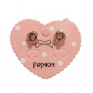 Flower Dainty Stud Earrings Rose Gold Plated Fashion Jewelry Women Gift Flower Dainty Stud Earrings Rose Gold Plated Fashion Jewelry Women Gift