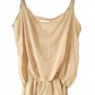 Stritvan Tank Top Women's T-shirt Beige Cream Sleeveless Tan Size M Medium