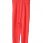 Win Win Apparel Women's Orange Romper Jumpsuit Size XS Sleeveless V-Neck