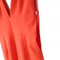 Win Win Apparel Women's Orange Romper Jumpsuit Size XS Sleeveless V-Neck