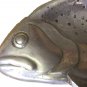 Antique Fish Plater Metal Nautical Art Artist Marine Signed Wall Hanging