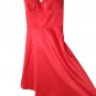B. Darlin Silk Red Cocktail Party Mini Dress backless - Women's Size 3/4 XS