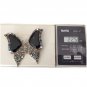 Vtg Butterfly Brooch Pin Sterling Silver 925 Multi Gemstones Black Onyx Jewelry