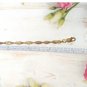 14k Yellow Gold On Sterling Silver 925 Twisted Chain Bracelet Milor Italy Signed