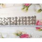 Sterling Silver 925 Om Aum Buddhist Bracelet wide clasp Nepal Hindu Yoga Vtg