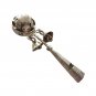 Sterling Silver 925 Baby Rattle Whistle Bell Christening Designer Vtg Victorian