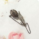 Sterling Silver 925 Filigree Brooch Pin Vtg Tulip Flower Women Men Jewelry Gift Sterling Silver 925 Filigree Brooch Pin Vtg Tulip Flower Women Men Jewelry Gift