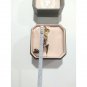Juicy Couture Black Stiletto Heel Dangle Charm Keychain with Box
