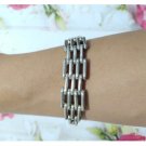 Sterling Silver 925 Link Chain Bracelet Antique Art Deco Women Jewelry Lot Sterling Silver 925 Link Chain Bracelet Antique Art Deco Women Jewelry Lot