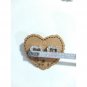 Sterling Silver 925 Hallow Hearts Stud Earrings Round Cut CZ Posts Jewelry Gift