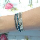 Multicolor Sparkling Rhinestone Layers Bracelet Set of 6 Stackable Multicolor Sparkling Rhinestone Layers Bracelet Set of 6 Stackable