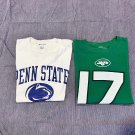 Lot 2 Nike Garrett Wilson #17 New York Jets T Shirt Penn State Champions Medium Lot 2 Nike Garrett Wilson #17 New York Jets T Shirt Penn State Champions Medium
