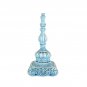 Table Lamp Pair Of Lamps Italian Turquoise Blue Candelabra Enamel On Bronze