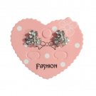 Flowers Stud Earrings Silver Tone Dainty Posts Women Jewelry