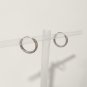 925 Sterling Silver Huggie Hoop Earrings Small Flat Women Girls Jewelry Lot