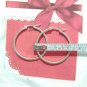 925 Sterling Silver Round Hoop Huggie Earrings Signed Women Jewelry Lot Gift