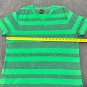 Hawk INC Men's T Shirt Lot 2 Size XL Green Striped Light Red V-neck
