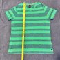 Hawk INC Men's T Shirt Lot 2 Size XL Green Striped Light Red V-neck