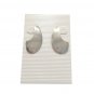 925 Sterling Silver Dangle Earrings Posts Modernist Brutalist Signed Jewelry