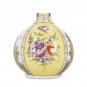 Dresden Vase Antique Porcelain white And Yellow Hand Painted 19c Germany