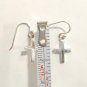 LA 925 Sterling Silver Dangle Drop Cross Earrings Hook Religious Signed Lot