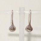 NVC 925 Sterling Silver Dangle Tear Drop Earrings Hook Modernist Signed Lot NVC 925 Sterling Silver Dangle Tear Drop Earrings Hook Modernist Signed Lot
