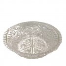 Vintage Anchor Hocking Crystal Glass Bowl 10.5"Stars & Bars