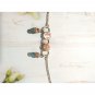 Unbranded Ballet Charm Chain Bracelet Silver Tone with Heart & Shoes Charms