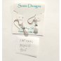 Sosie Designs Sterling Silver 925 Dangle Drop Earrings Fresh Water Pearl Hook