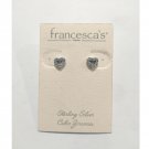 Francesca’s 925 Sterling Silver Hearts Stud Earrings CZ Cubic Zirconia Posts Francesca’s 925 Sterling Silver Hearts Stud Earrings CZ Cubic Zirconia Posts