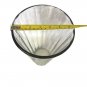 Vintage Table Vase Clear Glass Ribbed Design