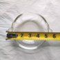 Vintage Clear Glass Bowl Round Serving Decorative