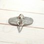 N.Lee Navajo Turquoise Ring Sterling Silver 925 Mother of Pearl Native Designer