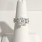 Women's Ring 6tcw 3 Round Cut CZ Cubic Zirconia Sterling Silver 925 DES Designer