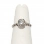 1/2ctw Round Milky White Fancy Diamond Solitaire Ring Platinum Art Deco Antique