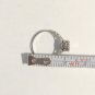 1/2ctw Round Milky White Fancy Diamond Solitaire Ring Platinum Art Deco Antique